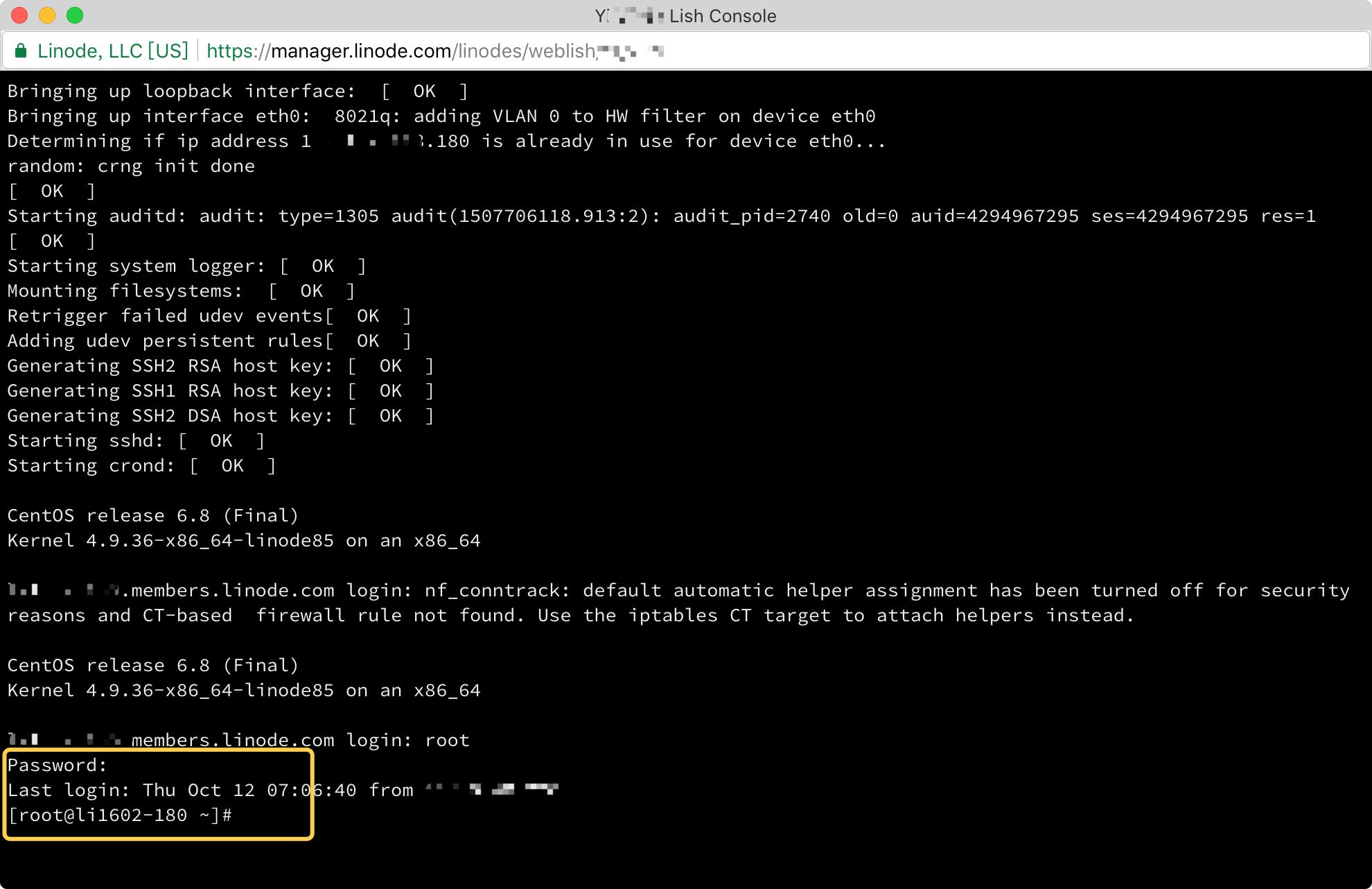linode-login